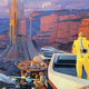 Illustration for article titled Syd Mead to design Neill Blomkamp's 100-years-in-the-future flick Elysium